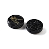 Dyed Black Synthetic Turquoise Beads G-F775-B08-2