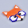 Handmade Seed Beads Links Connectors SEED-I012-42-3