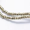 Electroplate Glass Beads Strands EGLA-J144-FP-A04-3