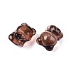 Baking Paint Transparent Glass Beads DGLA-N018-02E-3