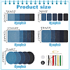 5Sets 5 Styles Computerized Embroidery Iron on/Sew on Patches PATC-PH0001-10-2