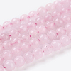 Natural Rose Quartz Beads Strands X-G-C076-4mm-3-1