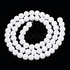 Opaque Solid Color Glass Beads Strands GLAA-T032-P6mm-02-3