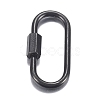 304 Stainless Steel Screw Carabiner Lock Charms STAS-H107-04A-2