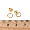 304 Stainless Steel Stud Earrings for Women EJEW-Z092-01G-03-3