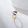 304 Stainless Steel Enamel Cuff Open Rings WG1A863-02-1