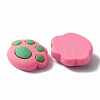 Opaque Resin Cabochons LS-RESI-WH0035-17B-2