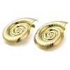 Ion Plating(IP) 304 Stainless Steel Conch Stud Earrings EJEW-I312-10G-2