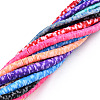 Handmade Polymer Clay Beads Strands CLAY-R067-3.5-5.0mm-M1-2