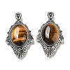 Natural Tiger Eye Big Pendants G-Z050-03B-1