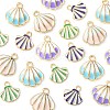 20Pcs 5 Styles Alloy Enamel Pendants ENAM-YW0003-03-2
