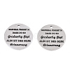 Non-Tarnish 201 Stainless Steel Pendants STAS-T064-38P-8-2