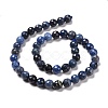 Natural Dumortierite Beads Strands G-E571-06B-2