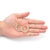 304 Stainless Steel Hoop Earrings EJEW-JE04202-01-4