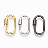 Brass Screw Carabiner Lock Charms KK-T047-07-1