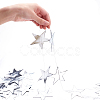 Hanging Paper Star AJEW-PH0017-15-3