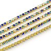 Nickel Free Raw(Unplated) Brass Rhinestone Strass Chains CHC-R119-S6-10C-1-1