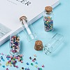 Glass Jar Bead Containers CON-Q005-5