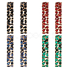 4 Pairs 4 Colors Alloy Rhinestone Stud Earrings for Women EJEW-AN0004-35-1