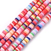 Handmade Polymer Clay Beads CLAY-R067-3.0mm-M1-1