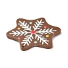 Christmas Theme 3D Printed Resin Pendants RESI-I036-07-3
