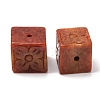 Natural Myanmar Jade Dyed Carved Beads GG-CBABA9C-09-3