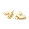 Rack Plating Eco-friendly Brass Micro Pave Clear Cubic Zirconia Charms KK-D072-01G-M-NR-2