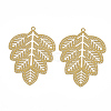 430 Stainless Steel Filigree Pendants X-STAS-T042-07D-2