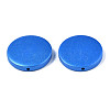 Painted Natural Wood Beads WOOD-S057-069C-4