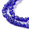 Handmade Millefiori Glass Bead Strands LAMP-J035-4mm-75-3