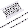 5 Yards Polyester Lace Ribbons SRIB-OC0001-11C-1