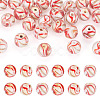 30Pcs Handmade Gold Sand Lampwork Beads LAMP-TA0002-37F-1