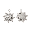 Non-Tarnish 304 Stainless Steel Pendants STAS-A070-14P-1
