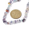 Natural Fluorite Chip Beaded Necklace NJEW-JN04616-11-3
