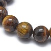 Natural Tiger Eye Bead Stretch Bracelets BJEW-K212-A-028-3