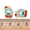 Christmas 304 Stainless Steel Enamel Pendants STAS-Z093-08M-G-3