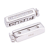 1Pc 925 Sterling Silver Twister Clasps STER-PH0003-07-1