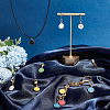 6 Sets 6 Colors Alloy Enamel Pendants Decoration HJEW-PH0001-66-5