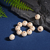 Round Unfinished Wood Beads X-WOOD-Q008-8mm-LF-4