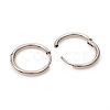 Tarnish Resistant 201 Stainless Steel Huggie Hoop Earrings EJEW-L250-01J-P-3