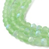 Transparent Glass Beads Strands X1-EGLA-A034-T4mm-MB09-4