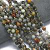 Natural Eagle Eye Stone Beads Strands G-K389-E83-01-2