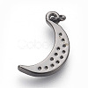 Brass Micro Pave Cubic Zirconia Charms LS-ZIRC-E152-27B-RS-2