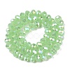 Electroplate Glass Beads Strands EGLA-A044-J8mm-B01-3