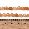 Natural Red Aventurine Beads Strands G-K376-F15-01-5