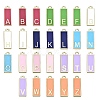 26Pcs 26 Style Alloy Enamel Pendants ENAM-SZ0001-49LG-1