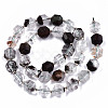 Natural Green Lodolite Quartz/Garden Quartz Beads Strands G-S362-056C-2