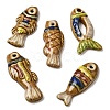 Hand-Painted Porcelain Big Pendants LA-CBAC6A6-06B-1