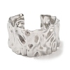 Non-Tarnish 304 Stainless Steel Wide Open Cuff Bangles BJEW-L682-021P-1