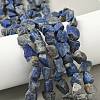 Raw Rough Natural Lapis Lazuli Beads Strands G-M453-D06-1